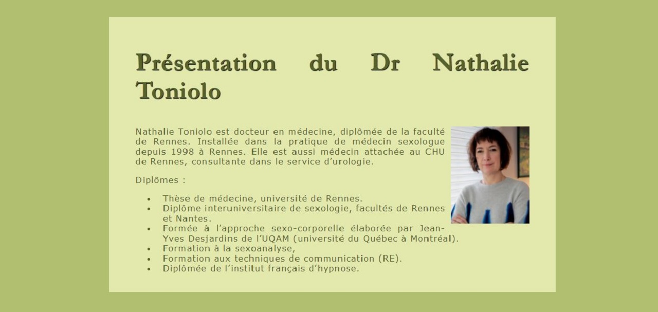 Dr Nathalie Toniolo